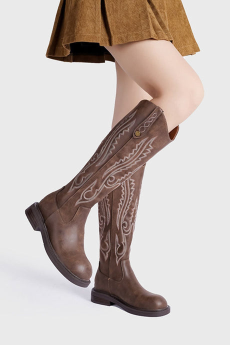 Arolora embroidered-cowgirl-western-boots