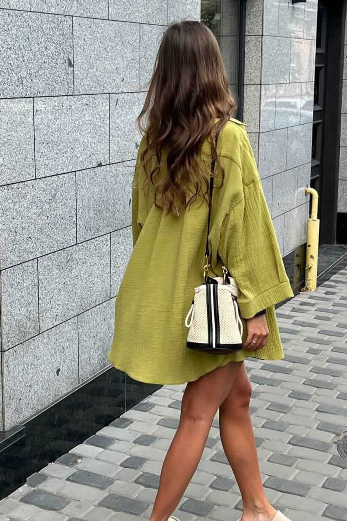 Single-breasted Three-quarter Sleeve Shirt Set