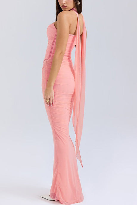 Mesh Corset Vest Pack Hip Skirt Set