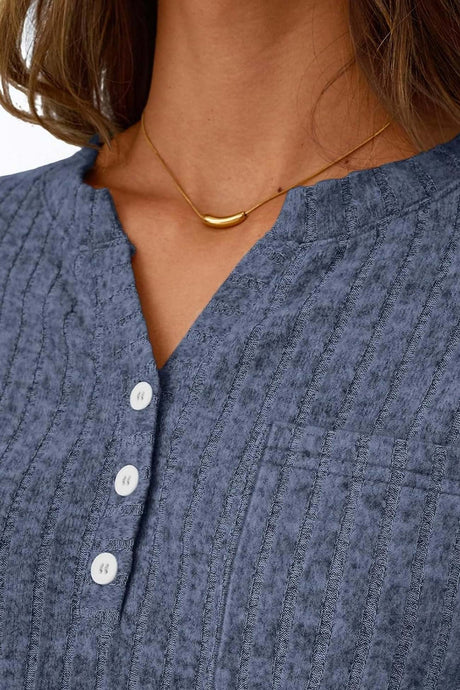 Ribbed Pitted Brushed Two Piece Pants Set