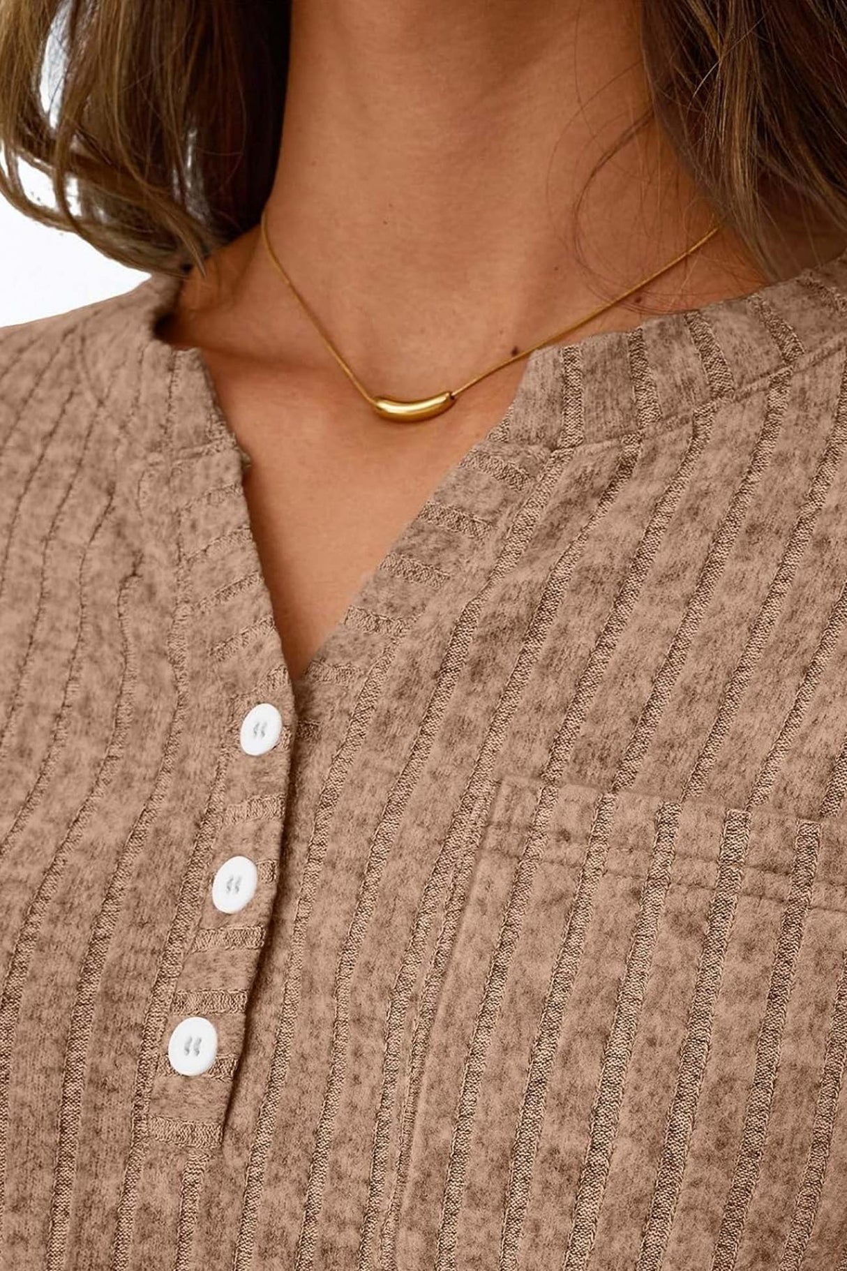 Ribbed Pitted Brushed Two Piece Pants Set