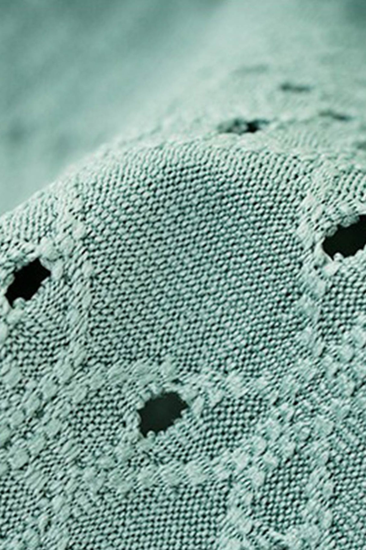 Arolora Square Neck Puff Sleeve Hollow Out Blouse