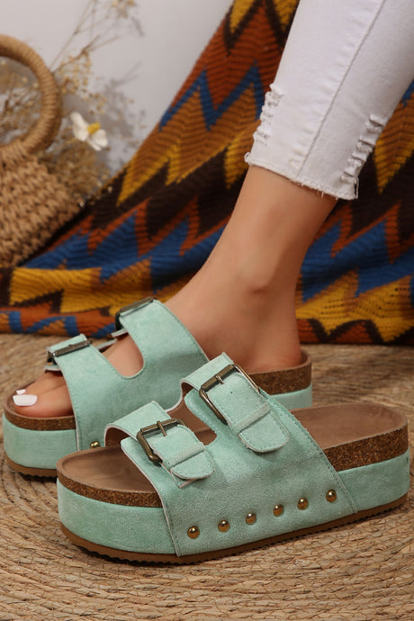 Arolora Suede Platform Sandal