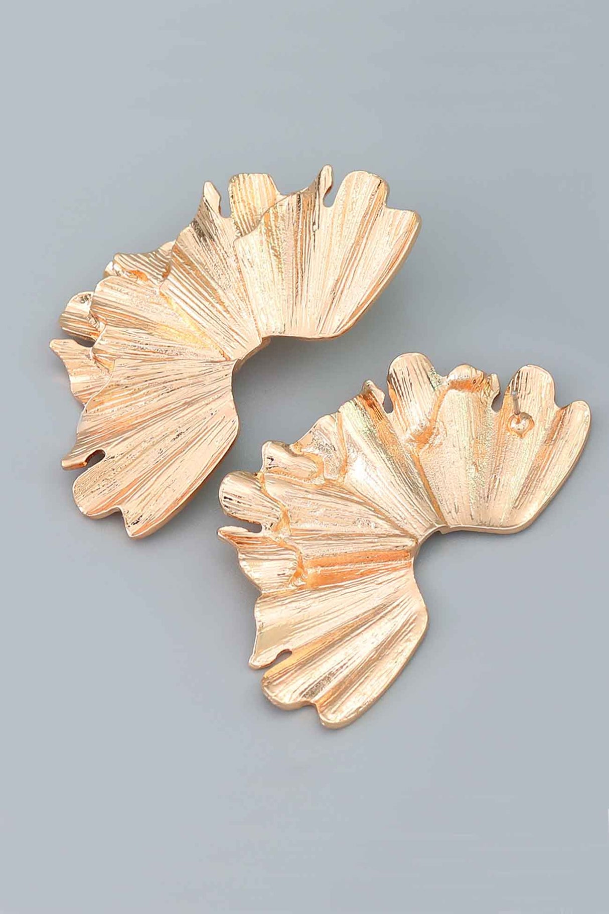 Metallic Flowers Earrings