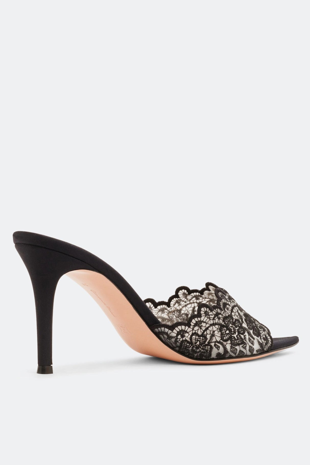 Lace Pointed High Heels