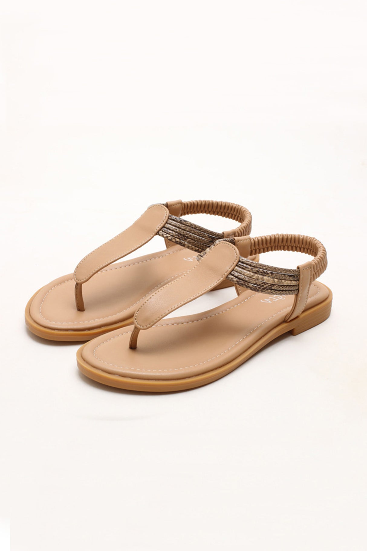 Bohemia Peep Toe Thong Sandals