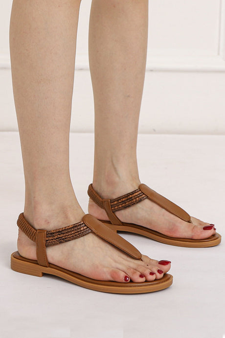 Bohemia Peep Toe Thong Sandals