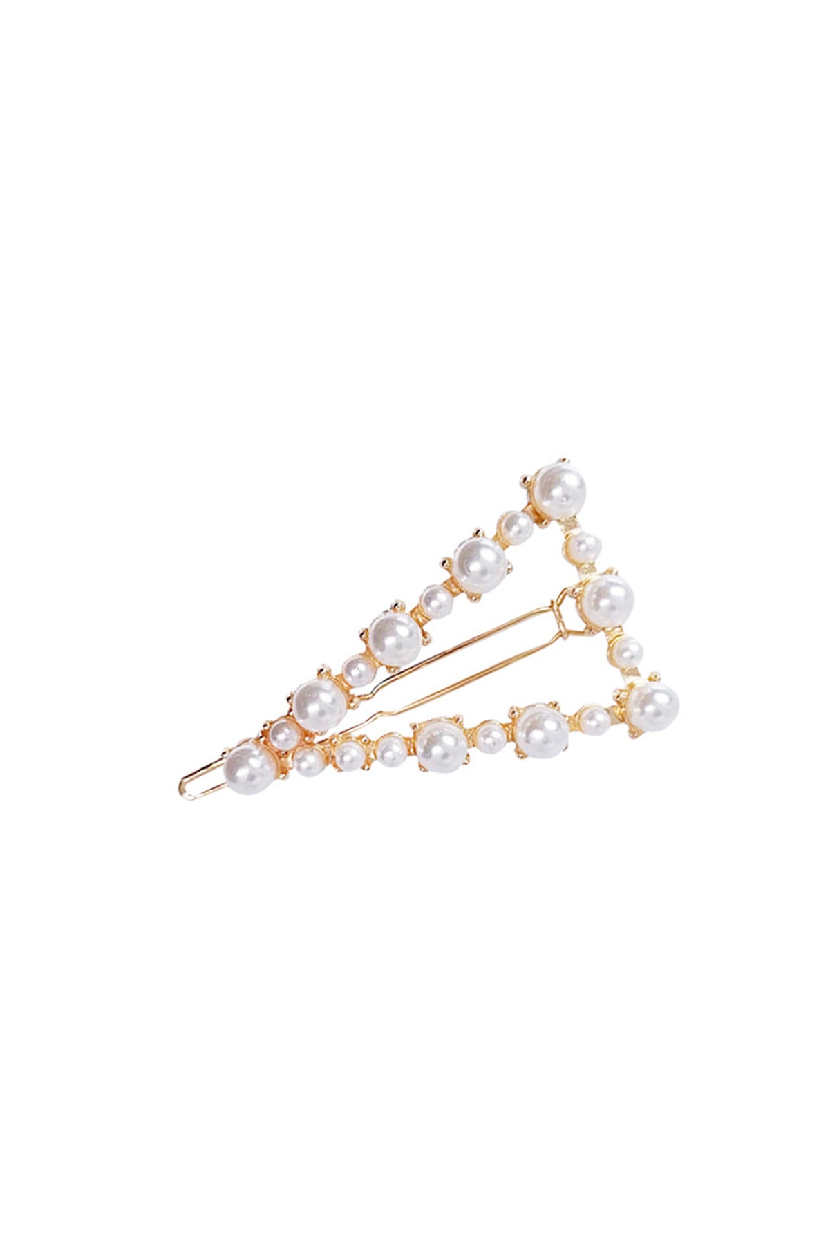 Braided Pearl Barrette