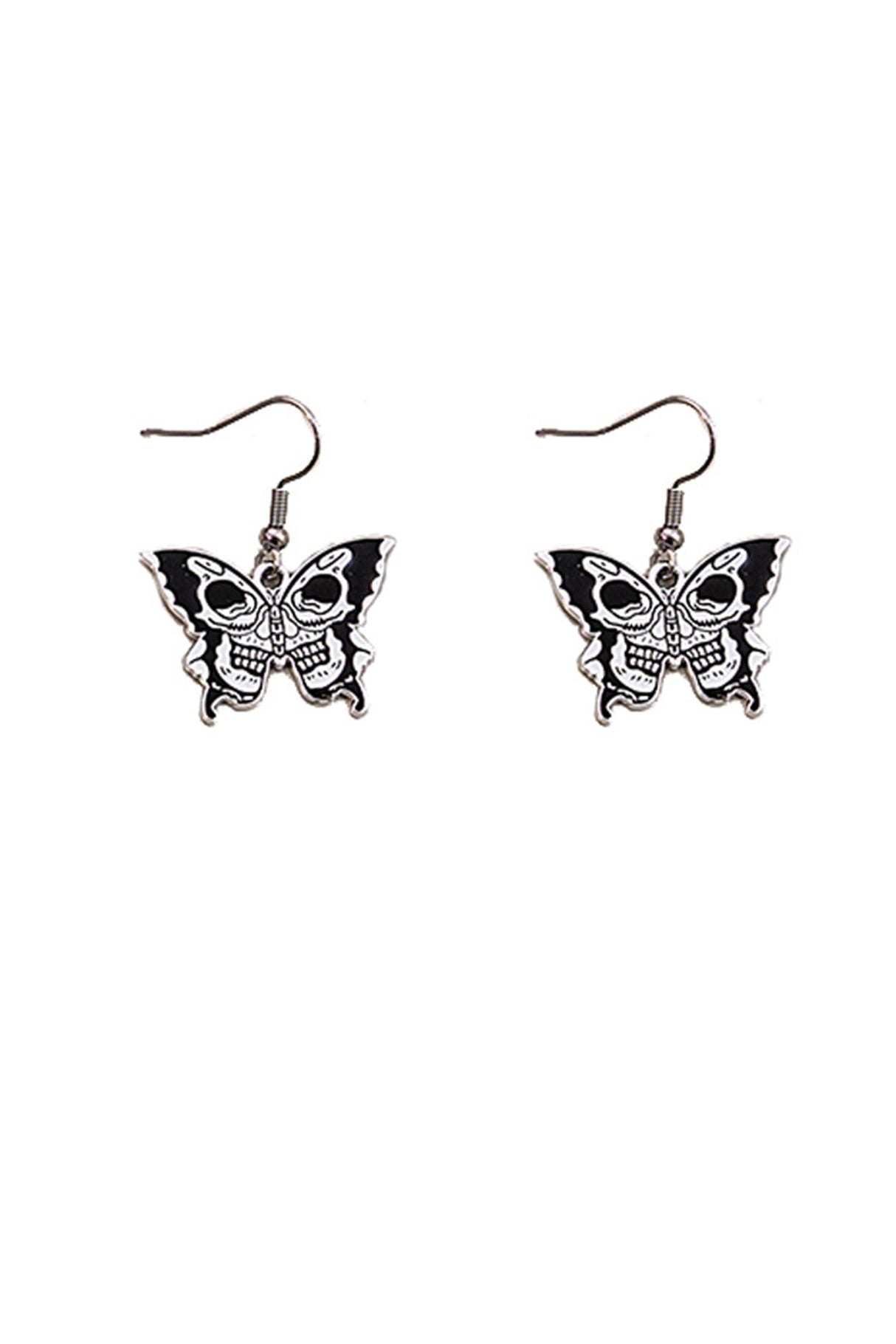 Butterfly Skull Earrings