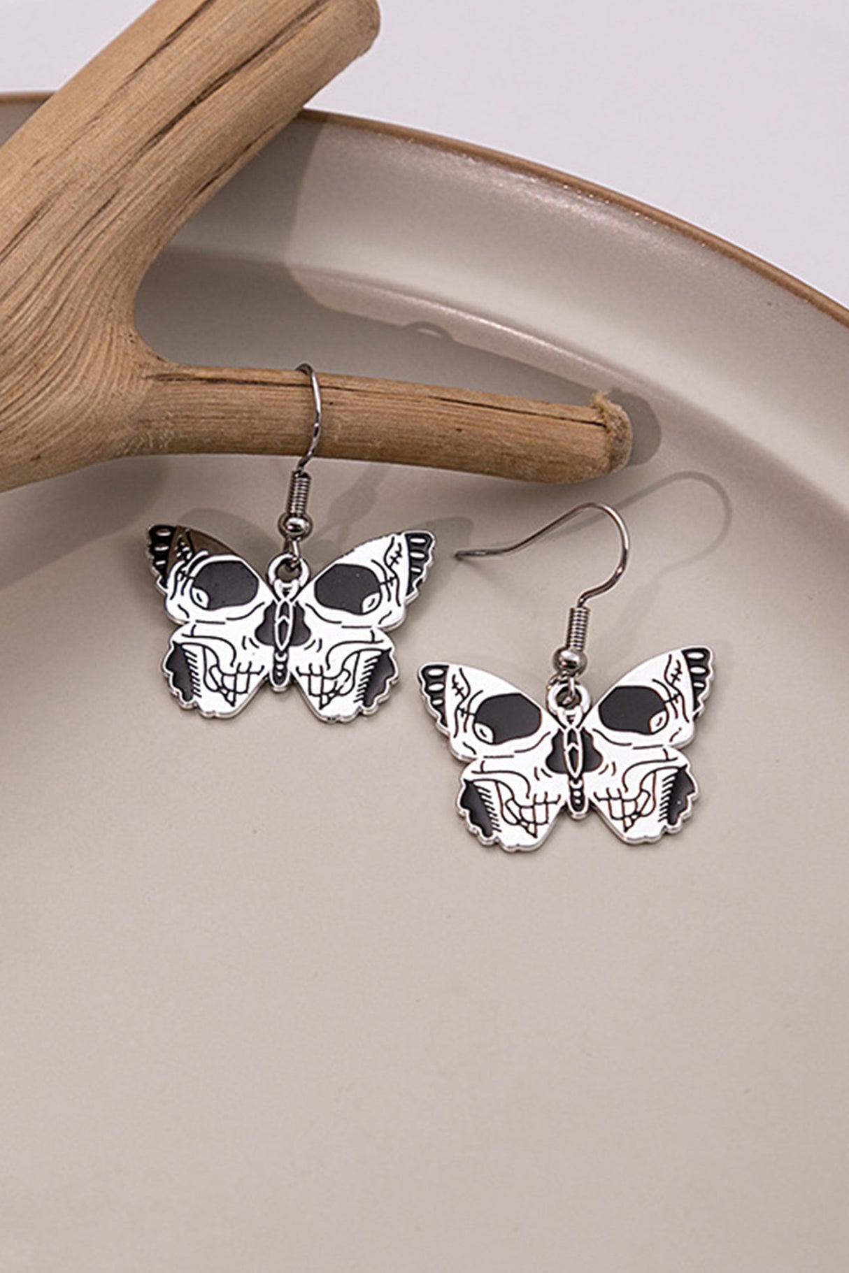 Butterfly Skull Earrings