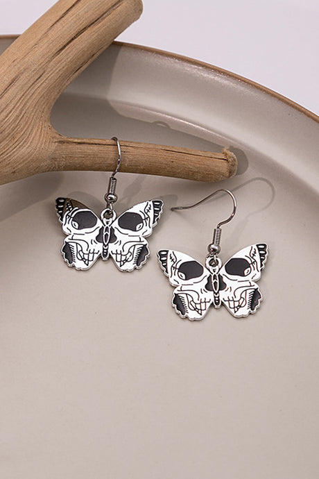 Butterfly Skull Earrings