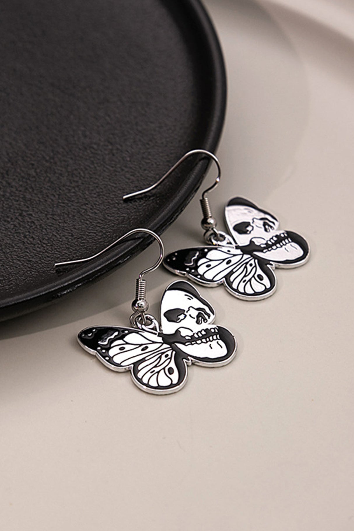 Butterfly Skull Earrings