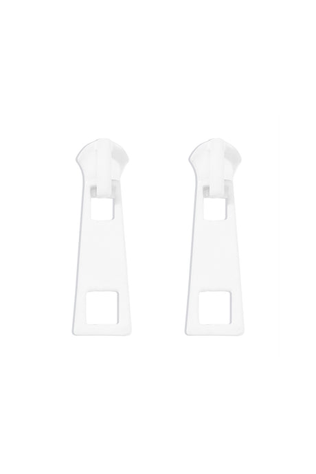 Candy Color Metal Zipper Earrings