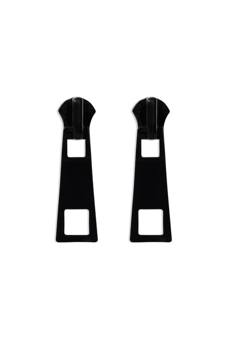 Candy Color Metal Zipper Earrings
