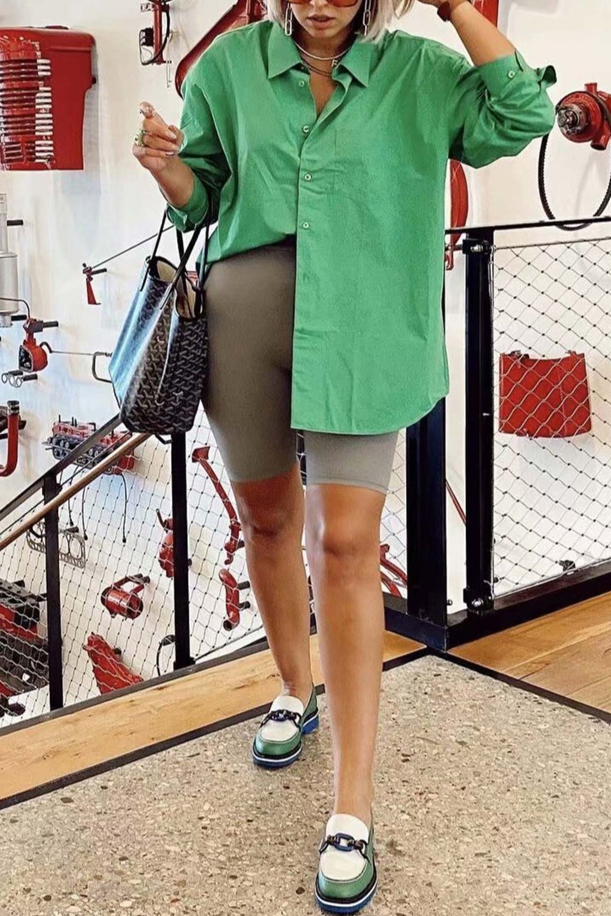 Candy Color Mid-length Cotton Blouse