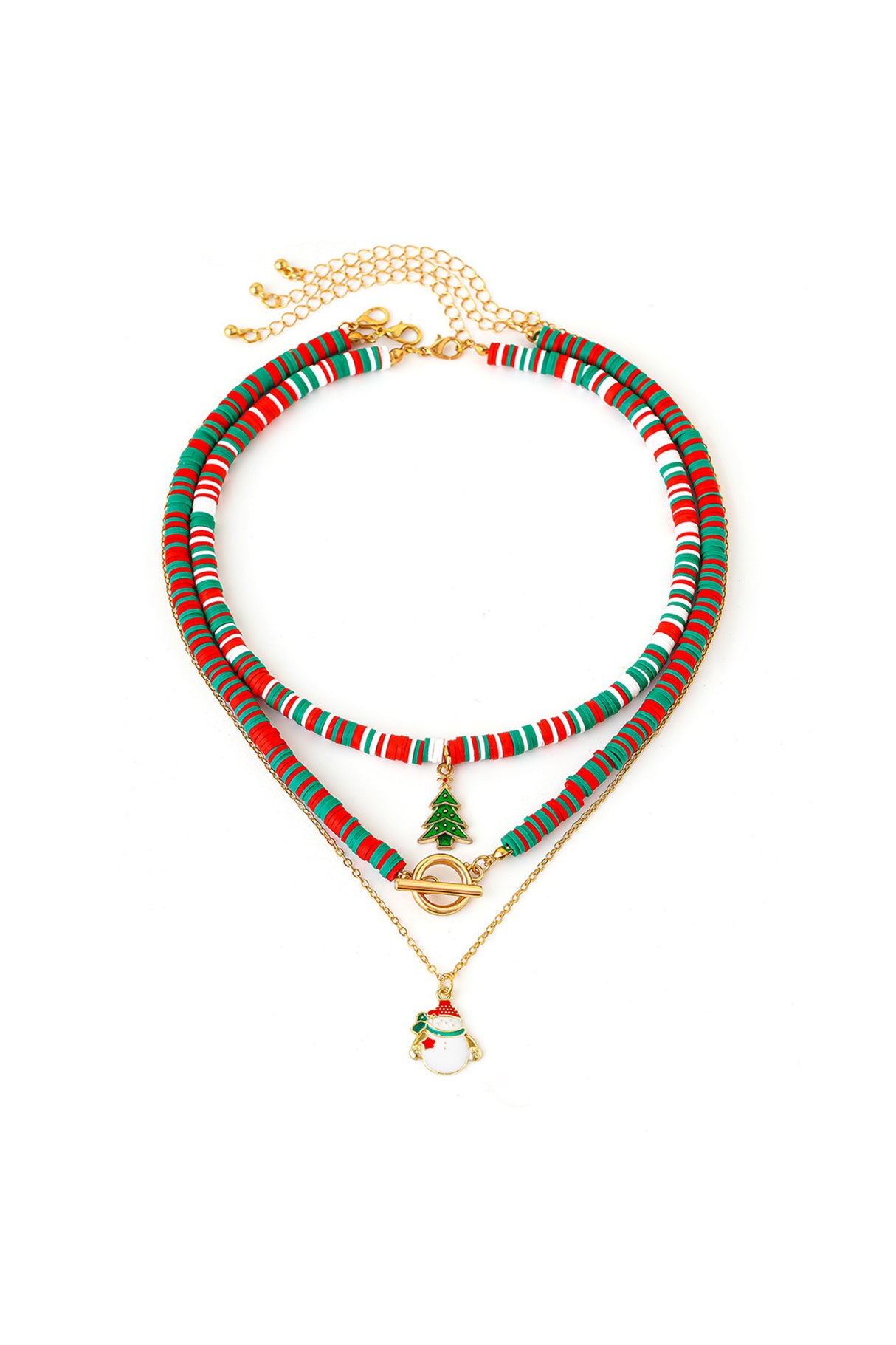 Christmas Three-layer Necklace