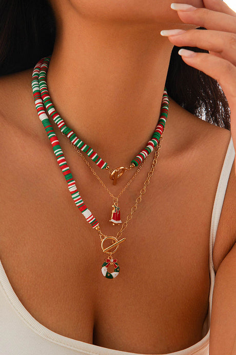 Christmas Three-layer Necklace