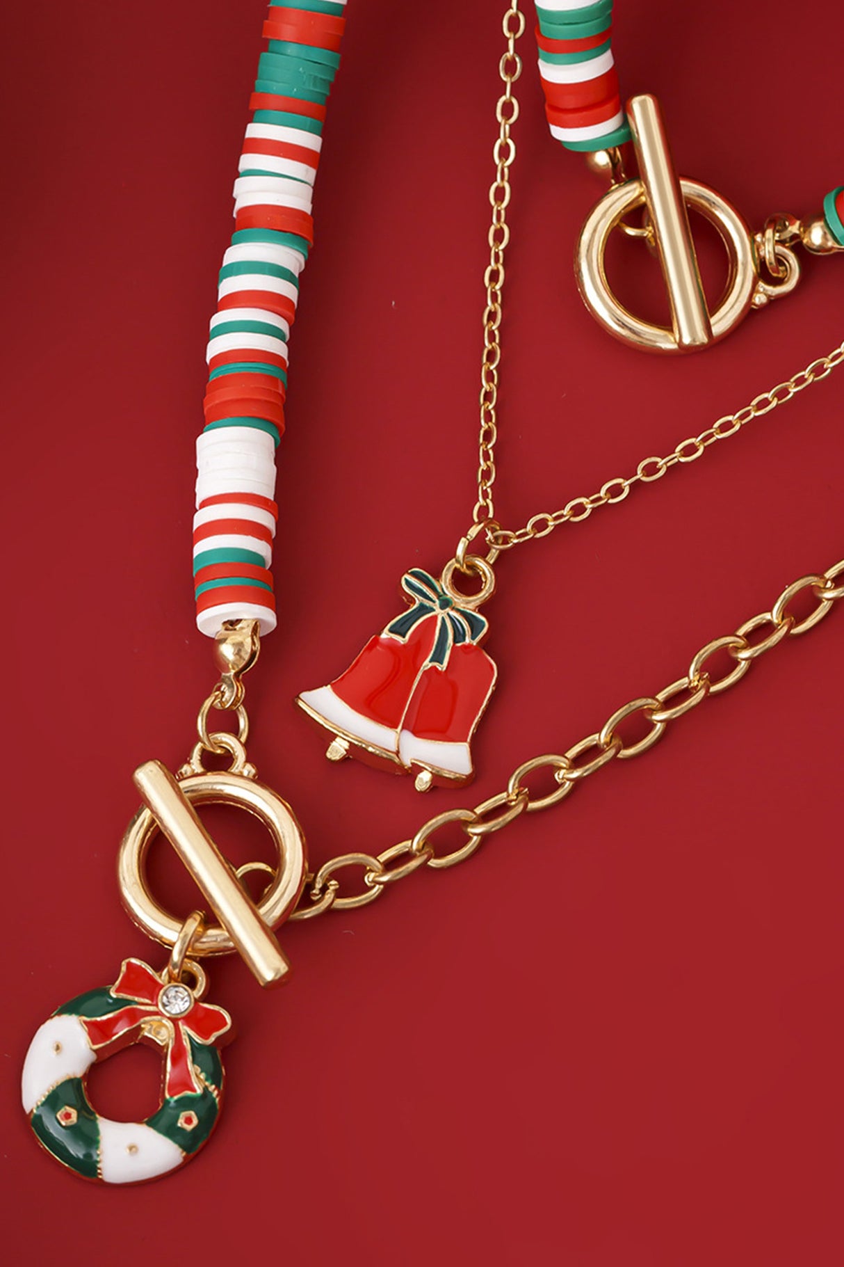 Christmas Three-layer Necklace