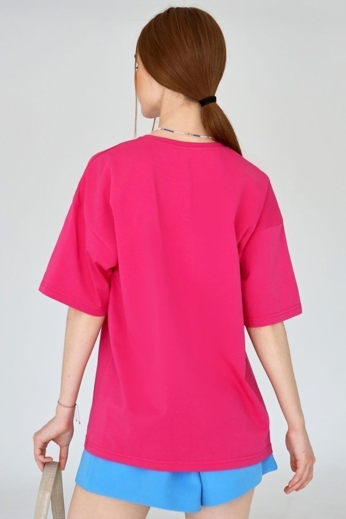 Cotton Solid Loose T-shirt