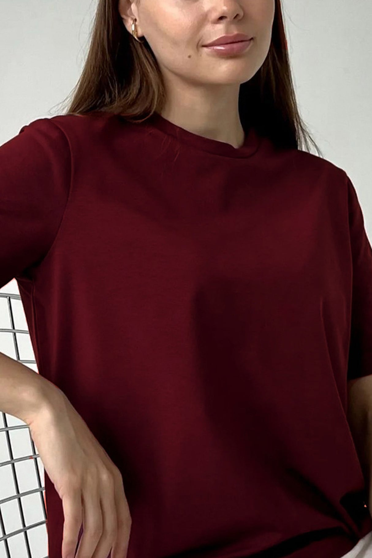 Cotton Solid Loose T-shirt