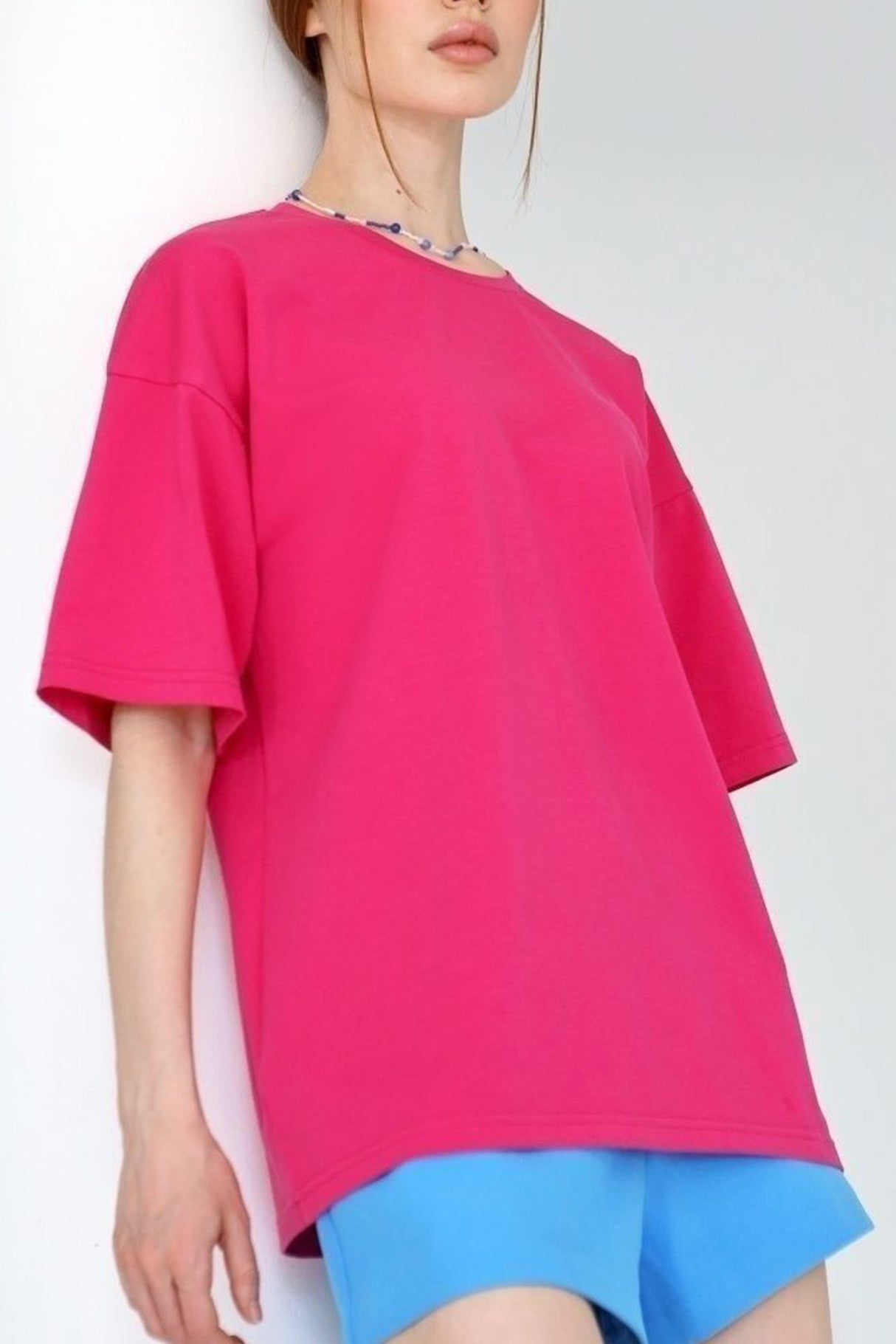 Cotton Solid Loose T-shirt