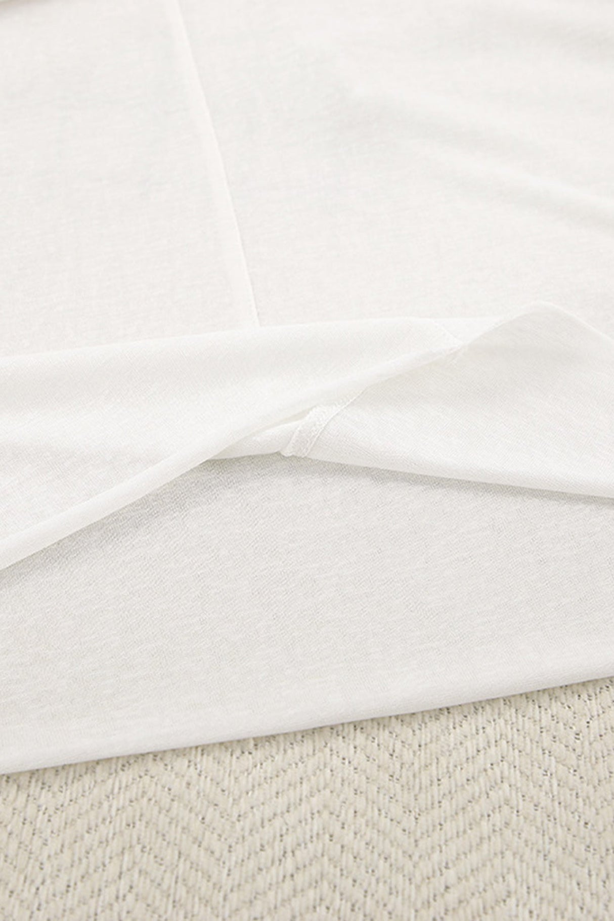 Arolora crew-neck-long-flare-sleeve-loungewear