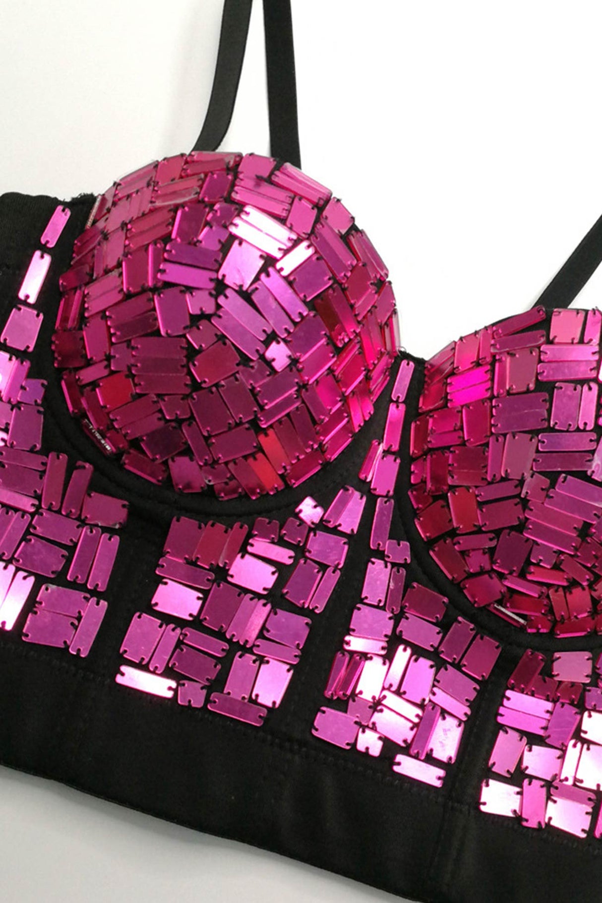 Glass Sequin Corset Cami Top