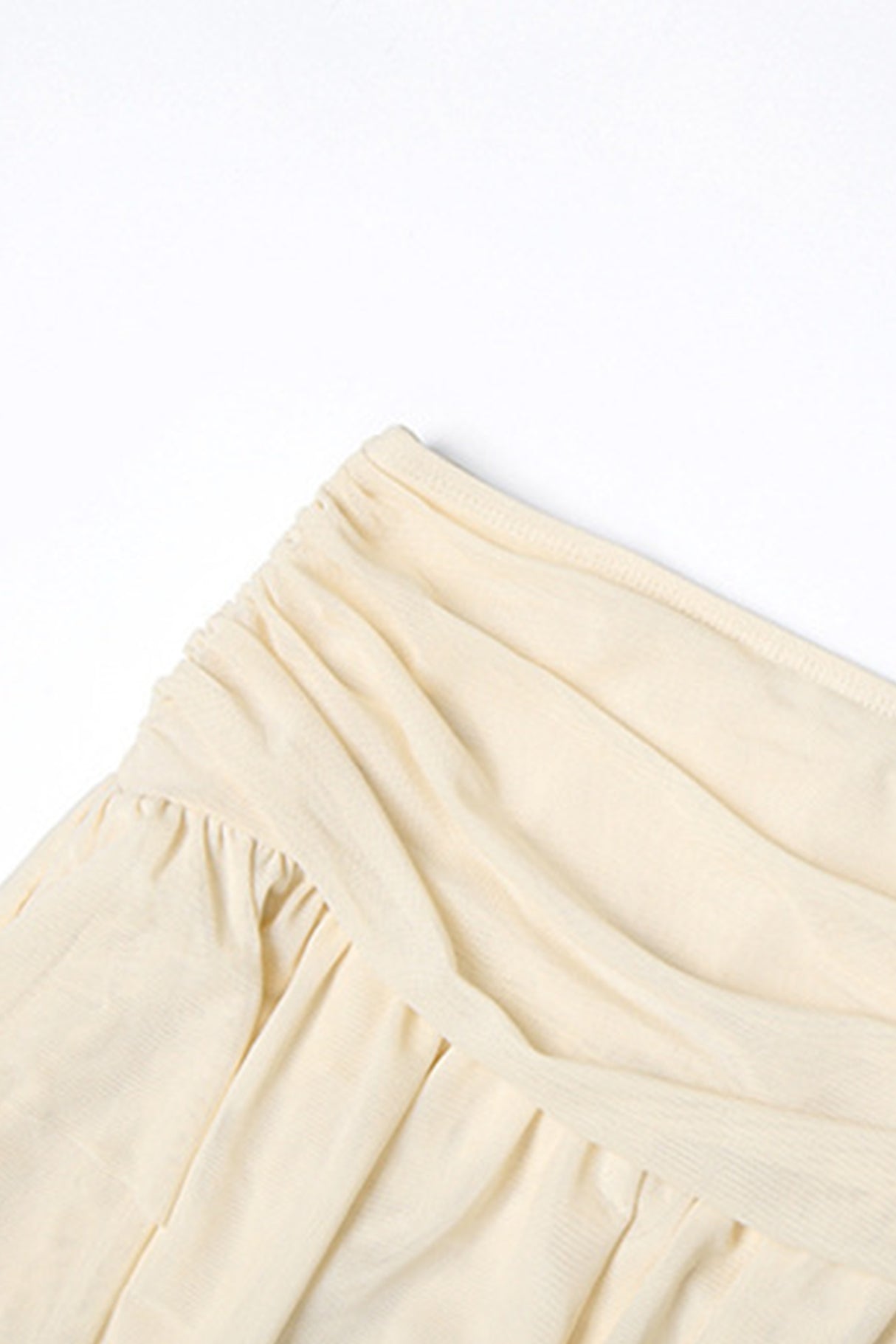 Arolora Halter Cowl Neck Crop Top High-low Skirt Set