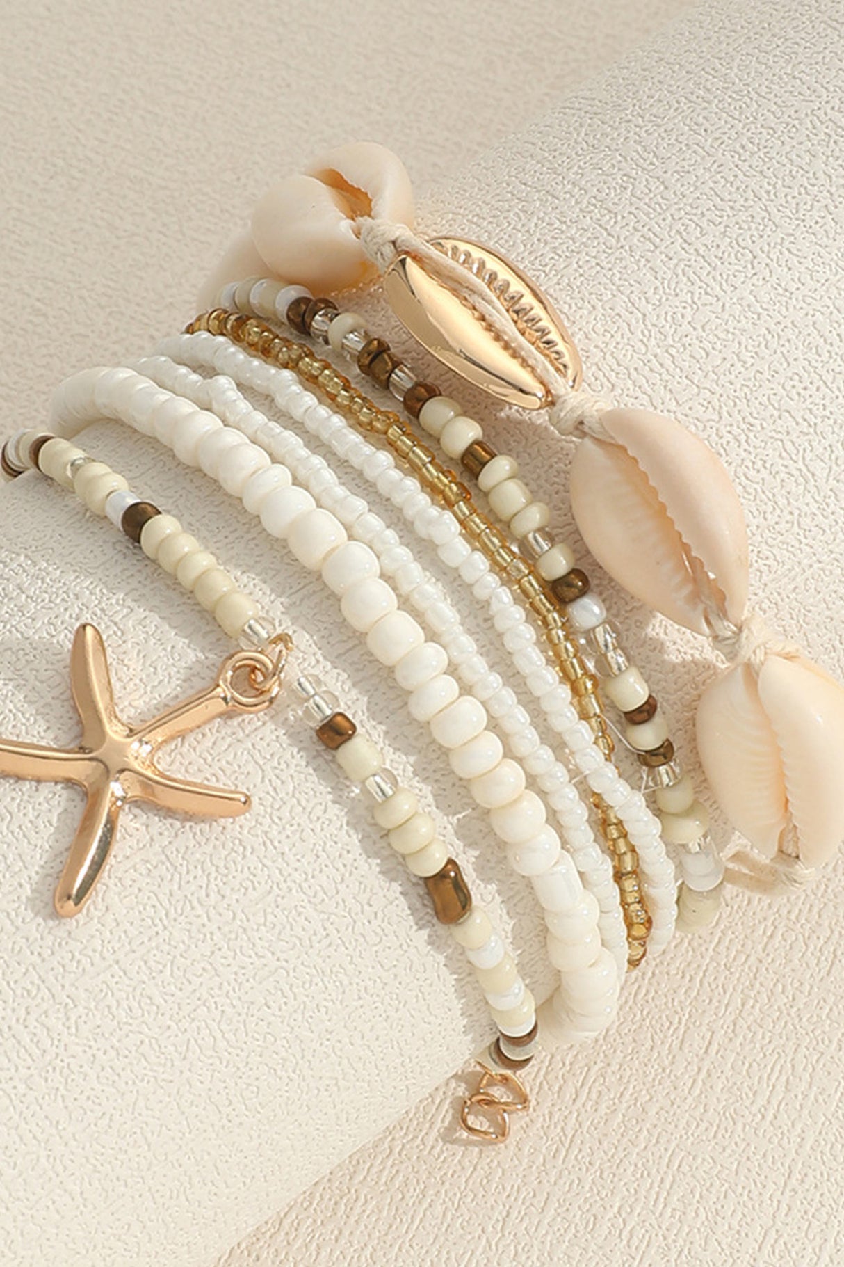 Handmade Bead Shell Bracelet