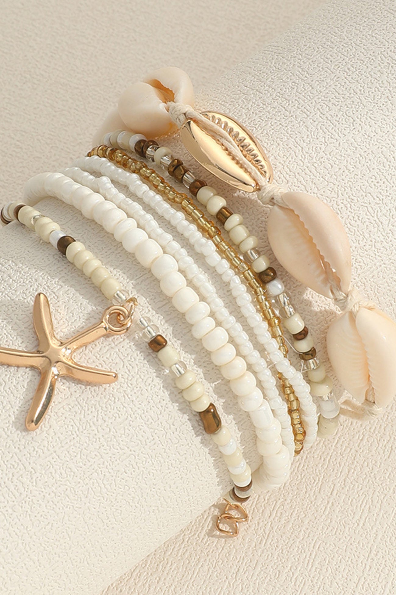 Handmade Bead Shell Bracelet