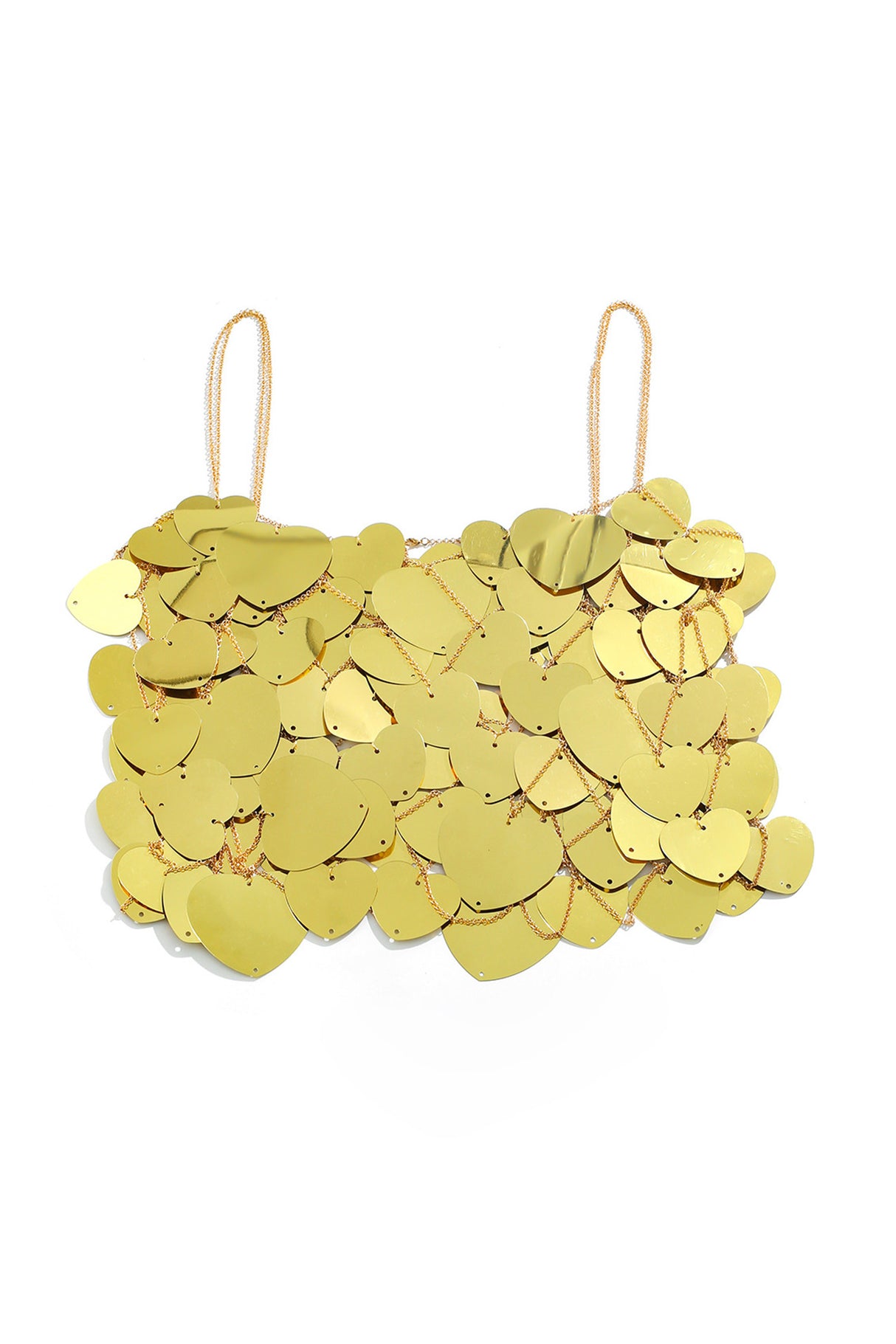 Heart Shaped Sequin Body Chain