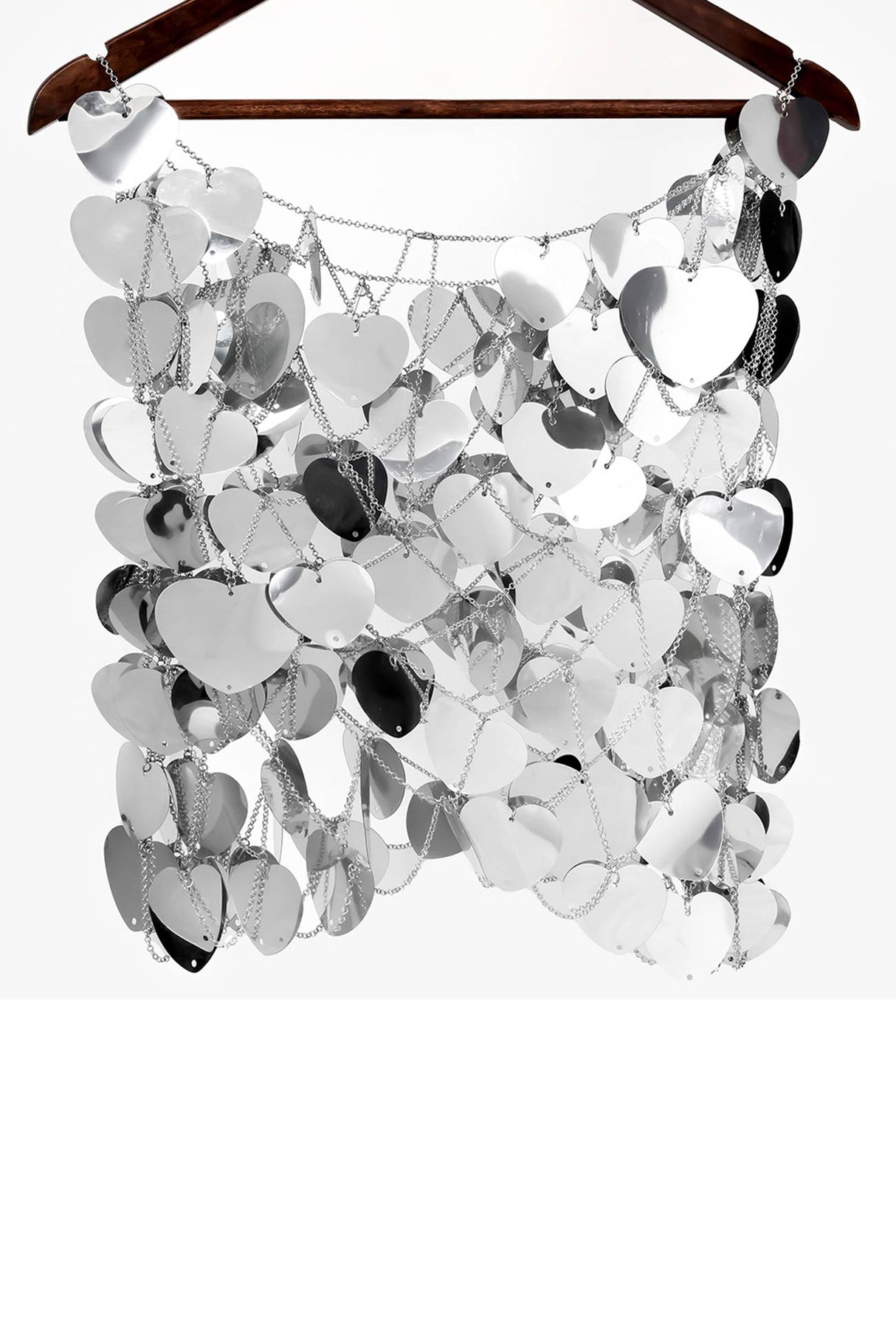 Heart Shaped Sequin Body Chain