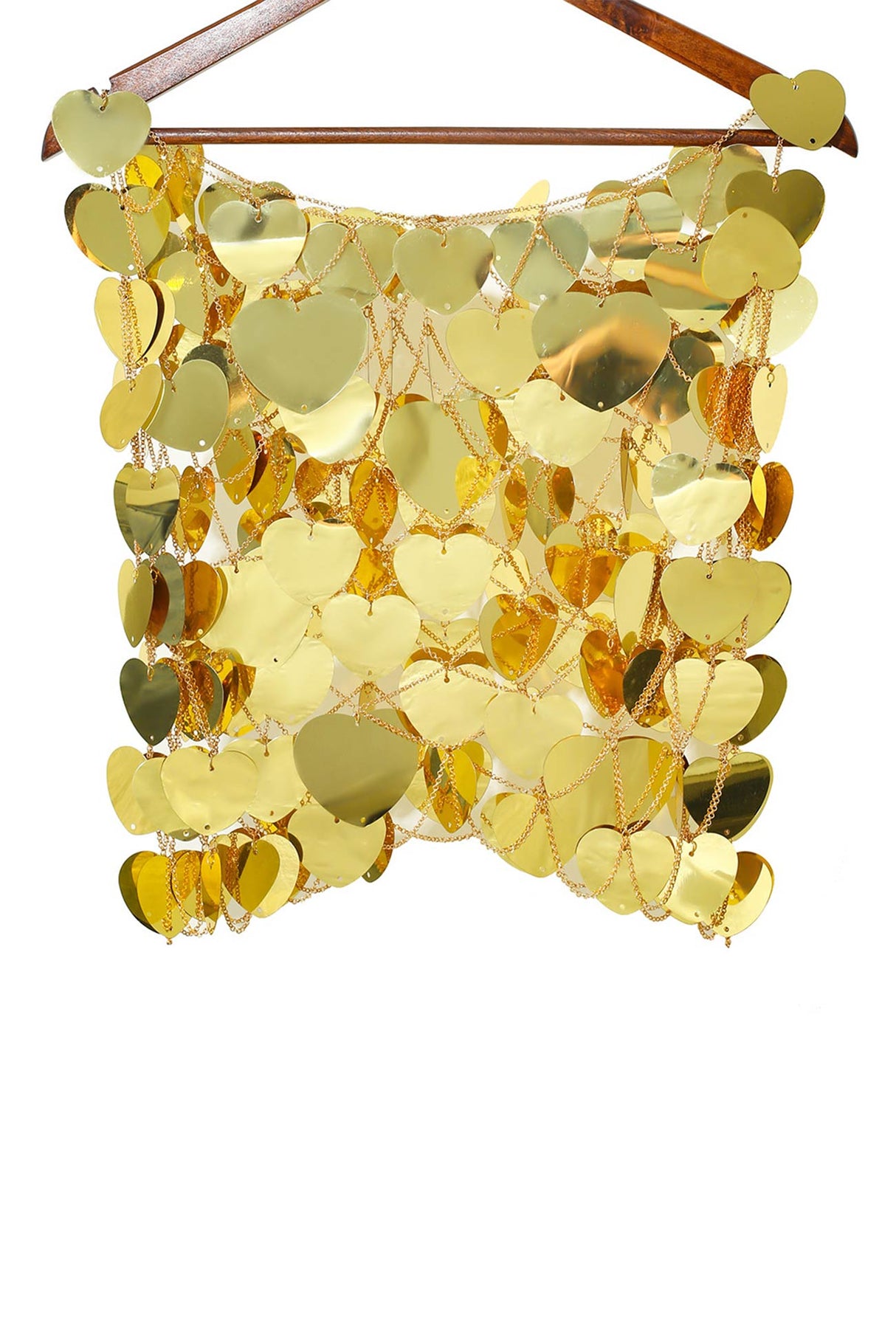 Heart Shaped Sequin Body Chain