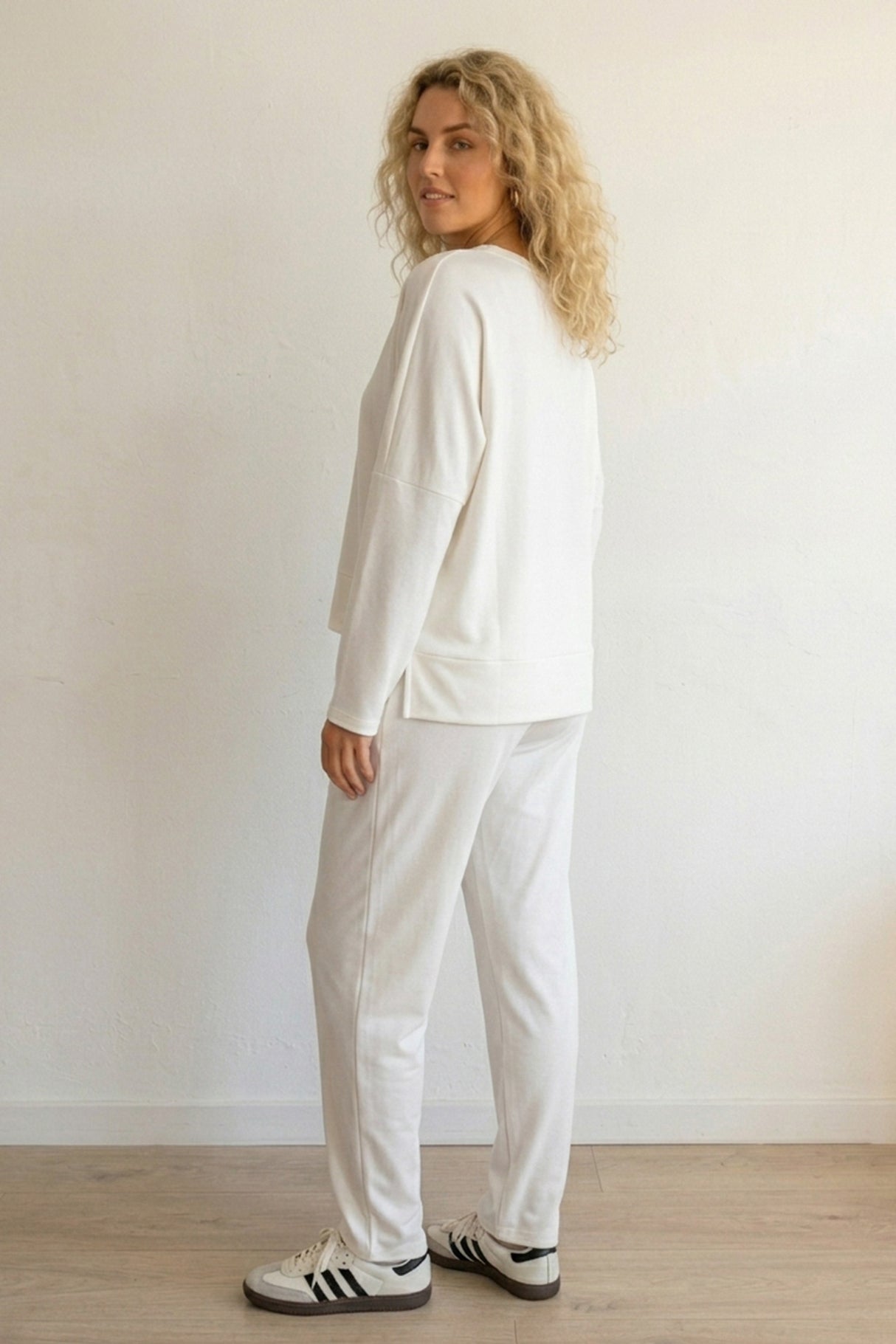 High Low Hem Sweatshirt Set