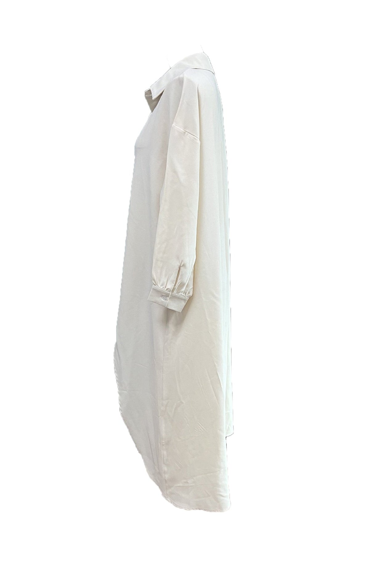 Arolora high-low-single-breasted-blouse