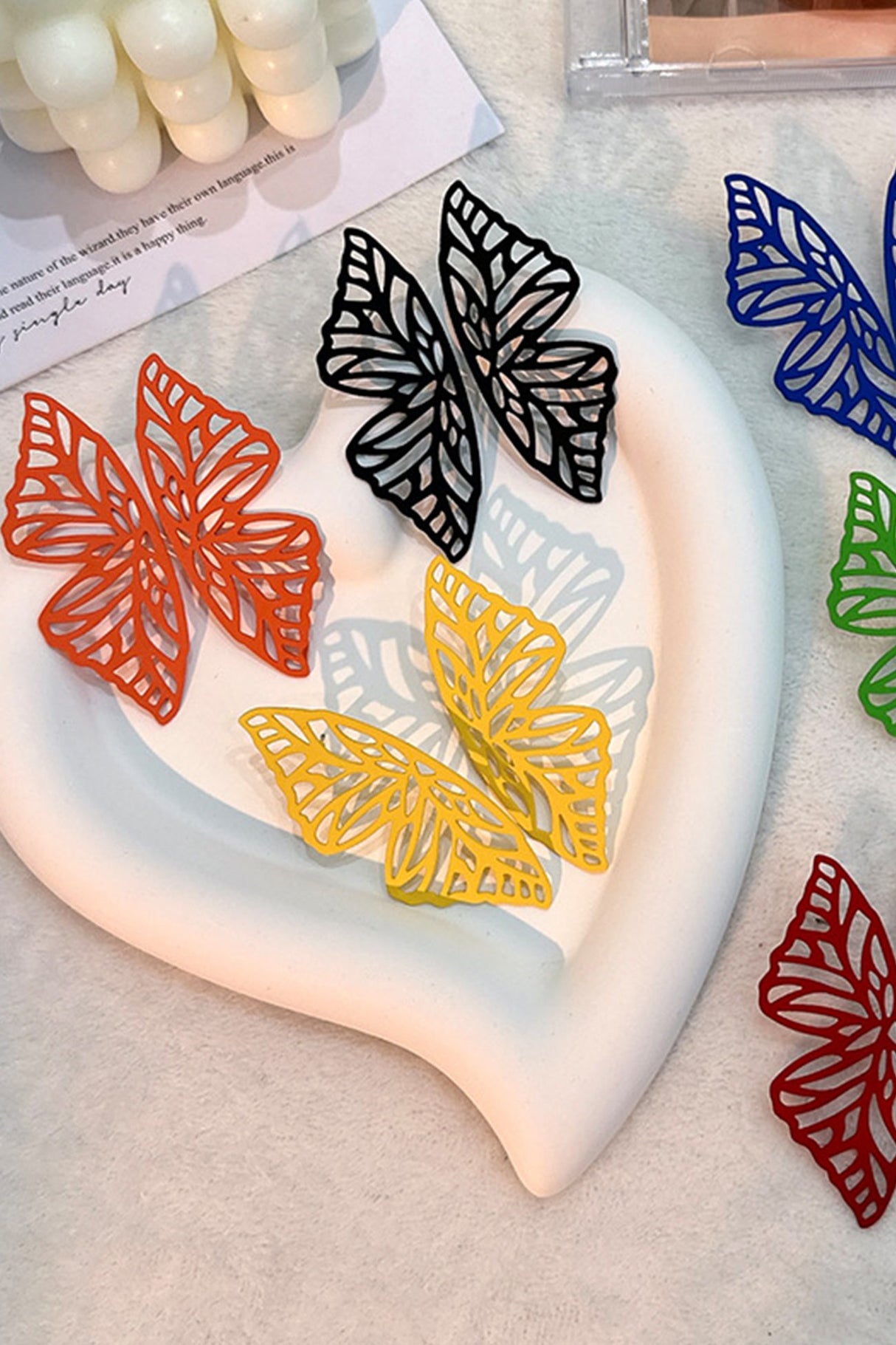 Hollow Out Buttrtfly Earrings