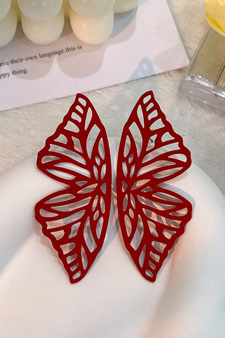 Hollow Out Buttrtfly Earrings