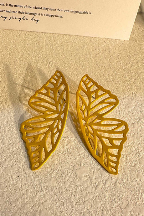 Hollow Out Buttrtfly Earrings