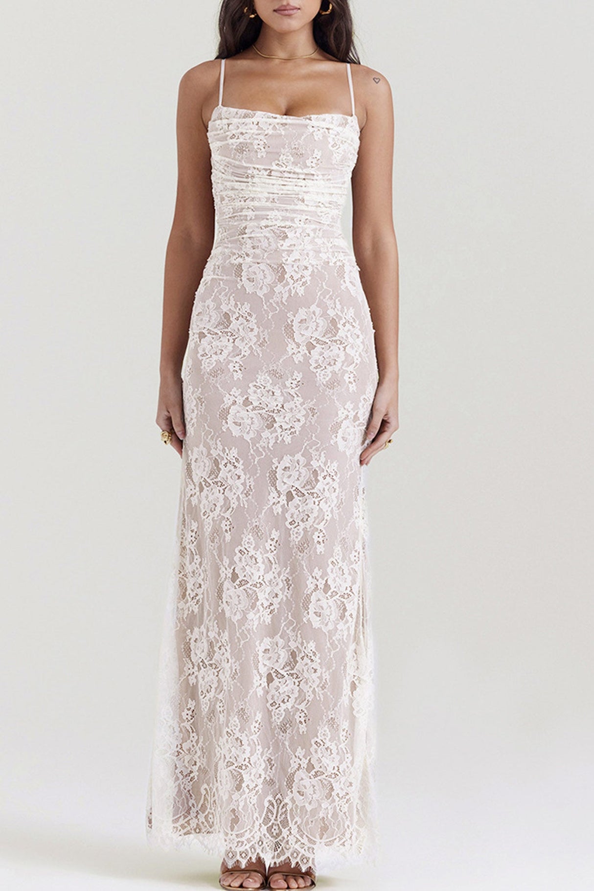 Arolora lace-fishtail-cami-dress-with-cover-up