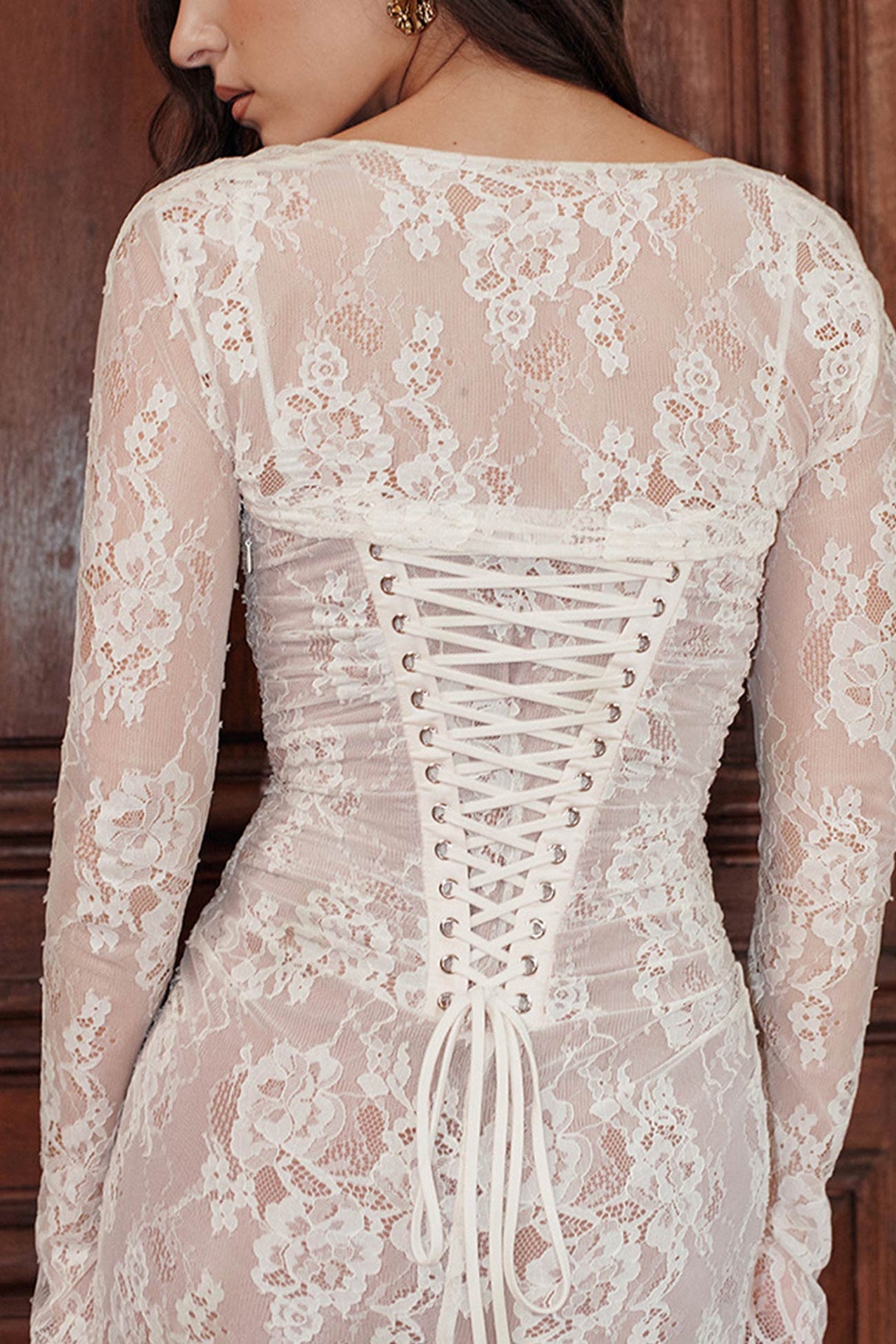 Arolora lace-fishtail-cami-dress-with-cover-up