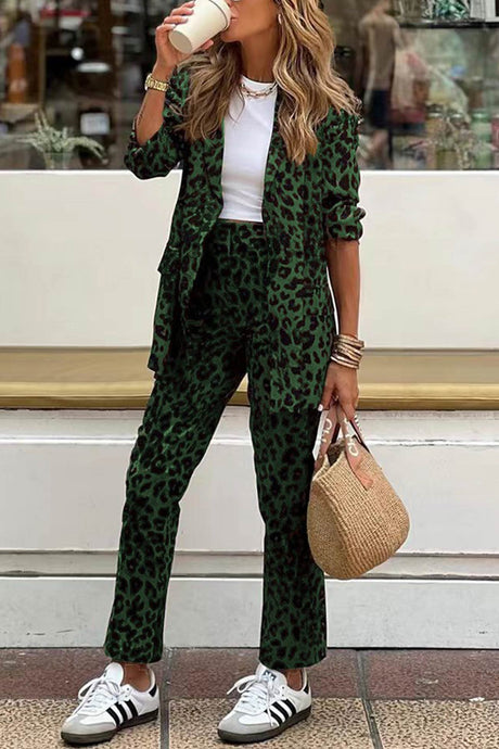 Arolora leopard-print-blazer-two-piece-outfit