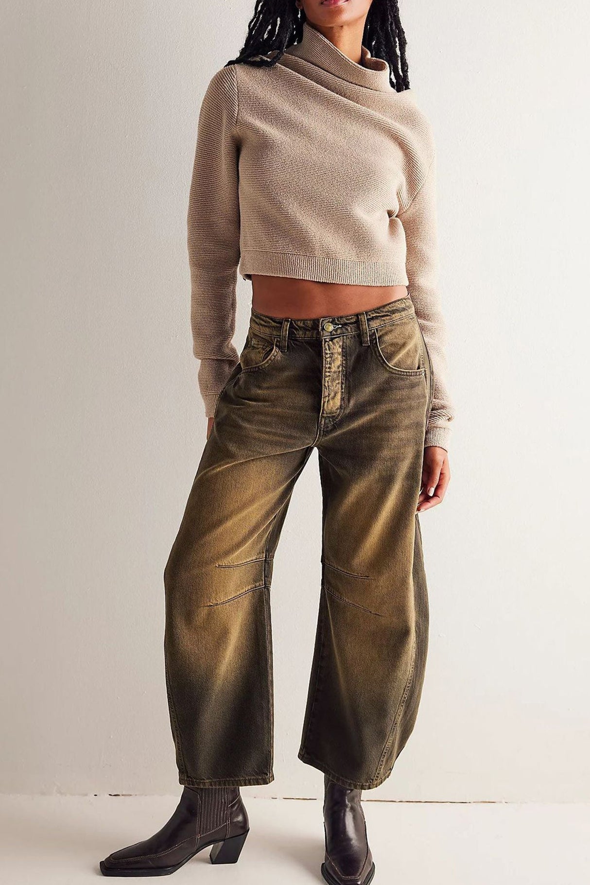 Arolora mid-rise-baggy-ballon-jeans