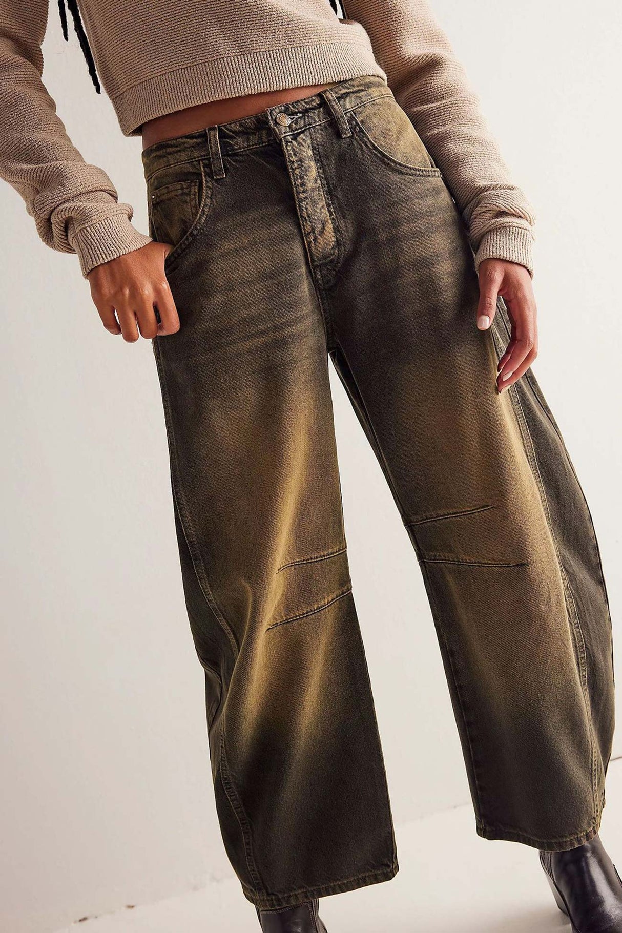 Arolora mid-rise-baggy-ballon-jeans