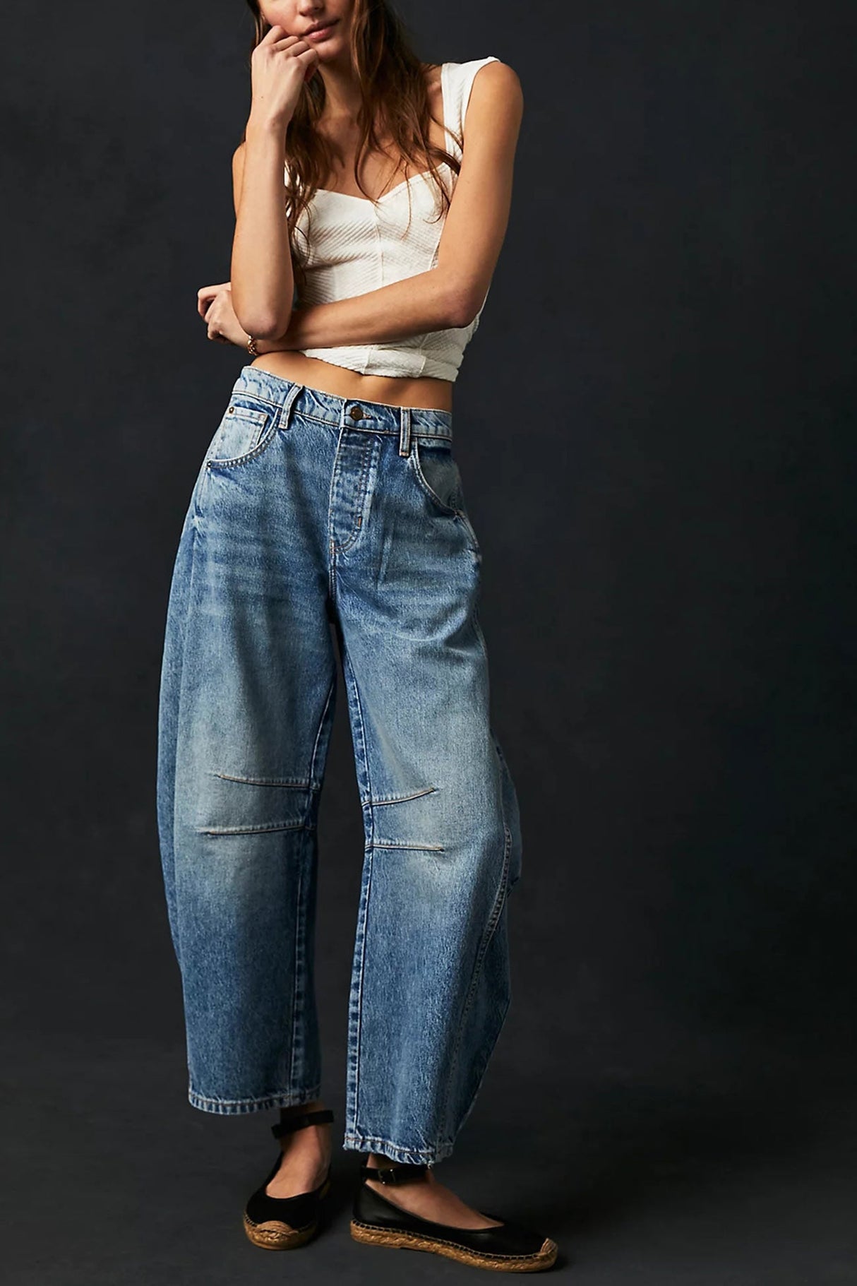 Arolora mid-rise-baggy-ballon-jeans