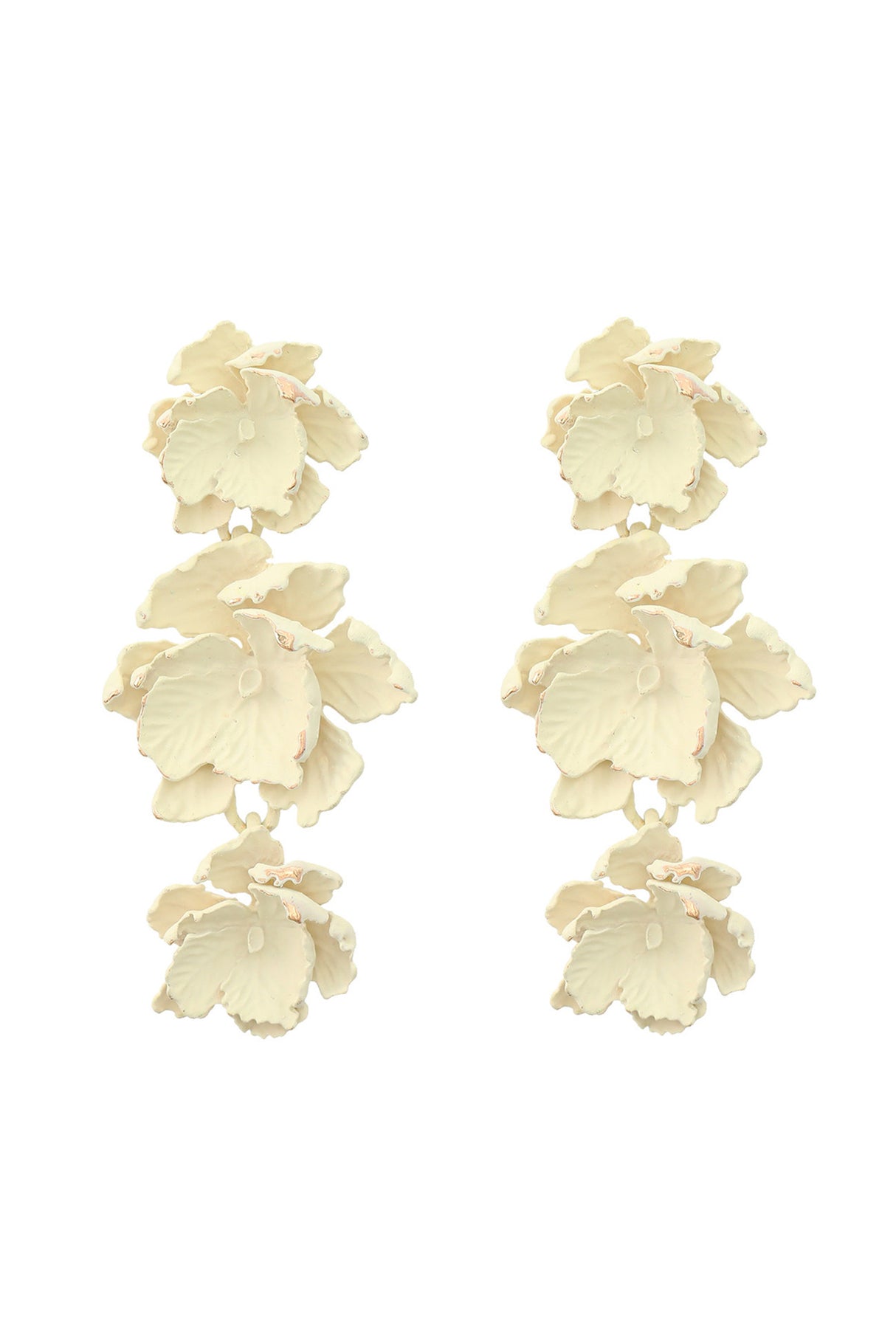 Multi-layer Flower Stud Earrings