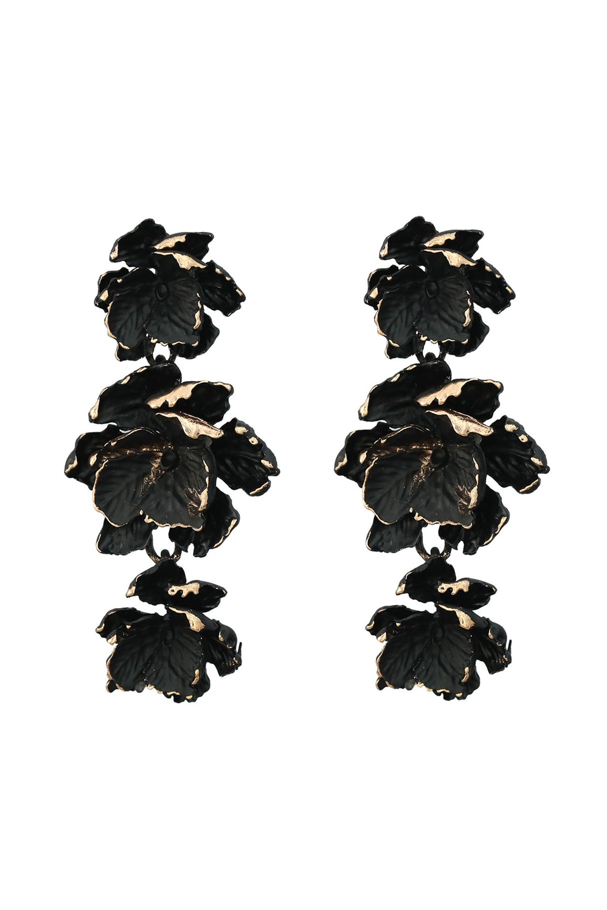 Multi-layer Flower Stud Earrings