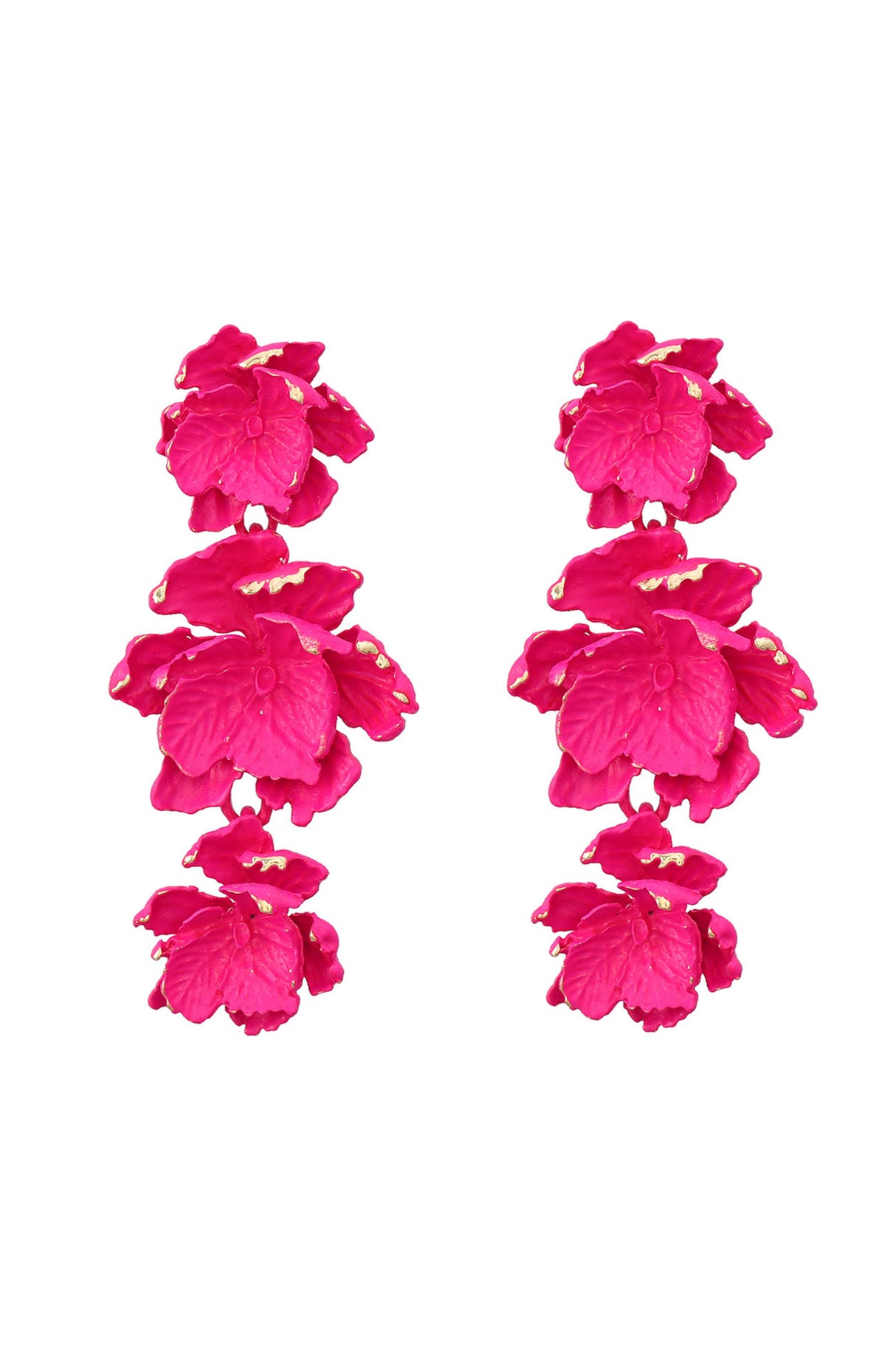 Multi-layer Flower Stud Earrings