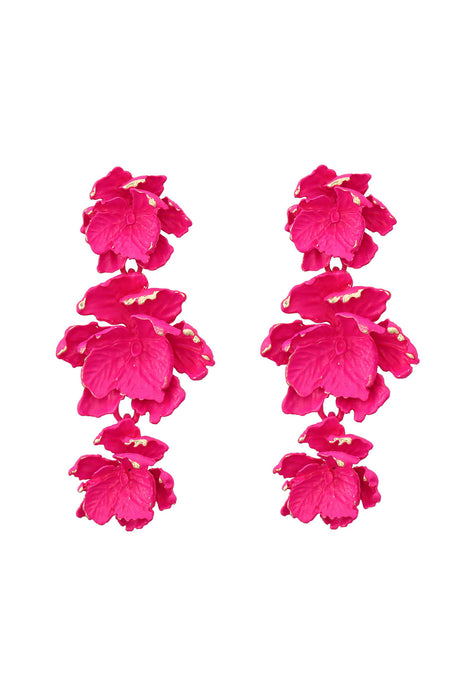 Multi-layer Flower Stud Earrings