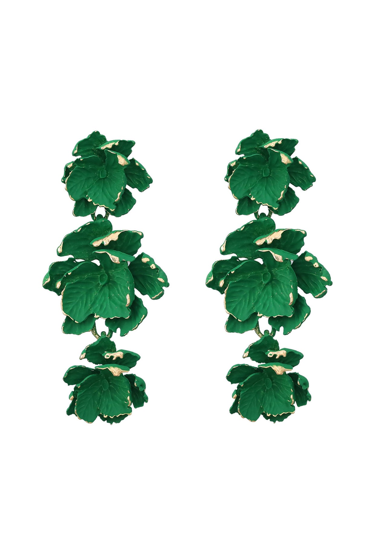 Multi-layer Flower Stud Earrings