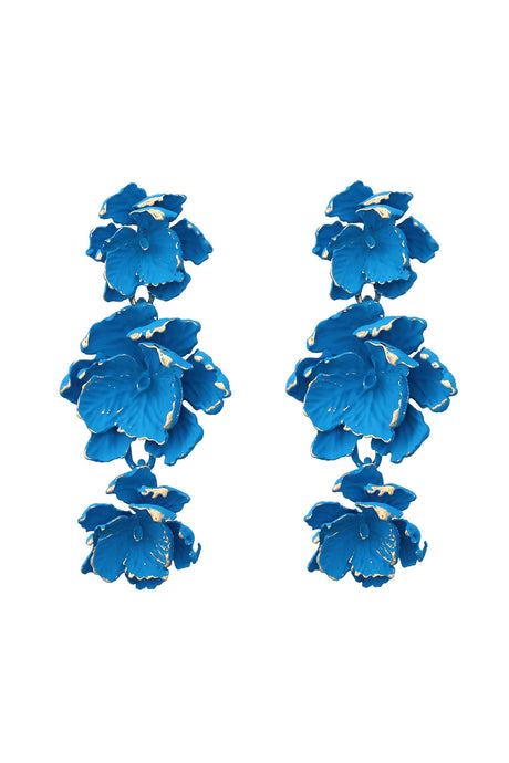Multi-layer Flower Stud Earrings
